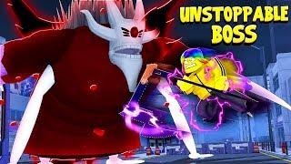 I trained ALL DAY and FOUGHT the UNSTOPPABLE BOSS.. (Roblox Ro Ghoul)