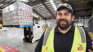 Lion Beer Australia future-proofs its Supply Chain with Dematic Automated Guided Vehicles