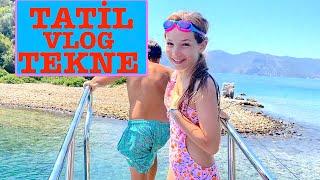 Tatil Vlog 3 - Tekne. Ecrin Su Çoban