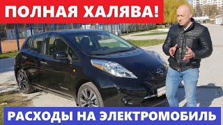 Обзор Ниссан Лиф самый дешевый электромобиль плюсы и минусы Nissan Leaf тест драйв Автопанорама