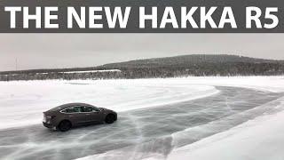 Testing Nokian tires on ice track in Ivalo