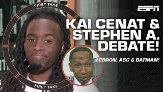 Kai Cenat joins First Take!  LeBron GOAT debate, Kevin Hart comparison, Travis Hunter & more 