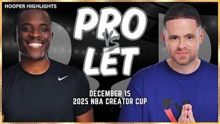 Team Professor vs Team Lethal Full Game Highlights | Dec 15 | 2025 NBA Creator Cup