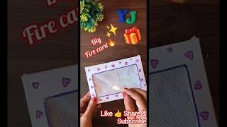 how to make fire gift card |@YJFamily25#diy #fire #shorts #diy #fire #shortsfeed #trending #father