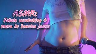 ASMR | Lowrise Jeans Fabric Scratching, Belly Sounds, Belly Button Trigger Word