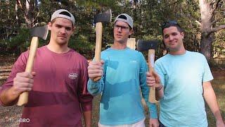 Axe Throwing Battle! | NICEBRO