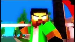 Musicware Studio and MicroftHunter vs king entitiy | Minecraft Animation