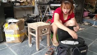 girl repair the MACHINE gave up for 15 years