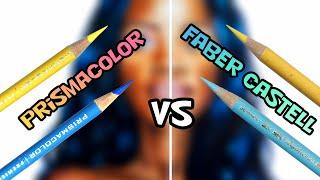 Prismacolor Premiere VS Faber Castell Polychromos // Which is better?? +Drawing demonstration