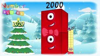 Numberblocks 20, 200, 2000 Wish you a Happy New Year