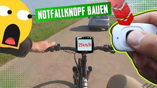 25 km/h Notfallknopf bauen - Automatische Drosselung auf 25 km/h für E-Bike oder Sur Ron