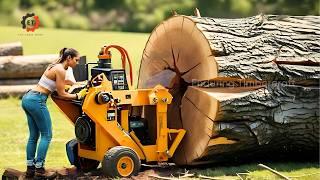 30 Awesome Giant Firewood Machines In Action! | Homemade Modern Chainsaw | Enduring Timbereraft