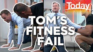 Host's embarrassing fitness segment fail | Today Show Australia