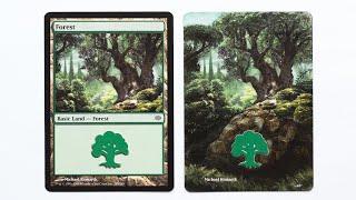 MTG Altered Art - Forest of Shards of Alara(Time-lapse version)