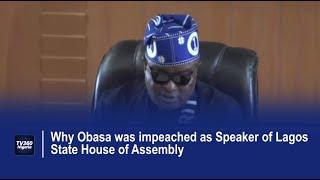 DEJI360 EP 524 PT 3: Why Obasa was  impeached as Speaker of Lagos State House of Assembly