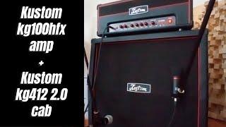 Kustom kg100hfx amp + Kustom kg412 2.0 cab