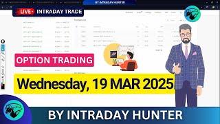 Live Bank Nifty Option Trading  | Intraday Trading by Intraday Hunter