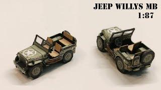 Jeep Willys MB 1:87 - part 03 .... Videos without sound, and play your favourite music you like.