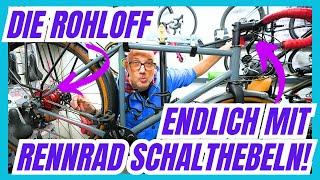 Fahrrad Pagels - Endlich kann man die Rohloff mit Rennrad Schalthebeln und jedem Drop Bar fahren!