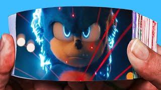 SONIC 2 - Imagine Dragons Believer Sonic Vs Knuckles | Flipbook