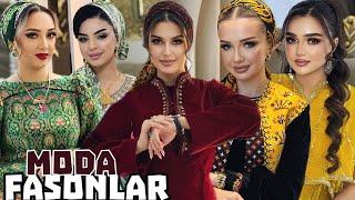 Turkmen owadan moda koynek fasonlar 2025 | Women dresses