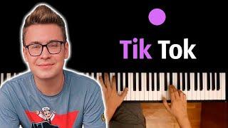 Кобяков - Tik Tok ● караоке | PIANO_KARAOKE ● ᴴᴰ + НОТЫ & MIDI