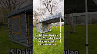 Verendalı Portatif Kamp&Karavan Çadırımız CLK Outdoor #kamp #karavan #kampcadiri #gazebocadir #fy
