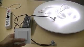 Demo: Wireless Constant voltage LED Driver using MEANWELL PWM-40-12 integrated EnOcean module