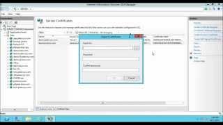 How to backup and restore SSL Certificate in IIS 8 on Windows Server 2012