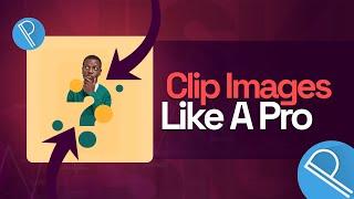 How to clip images to shapes/texts and make them pop up || Smartphone Design