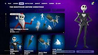 The "Jack Skellington Bundle" is here in Fortnite Item Shop!!!