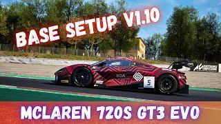 MCLAREN 720S GT3 EVO | ▸BASE SETUP◂ | FREE | ACC v1.10