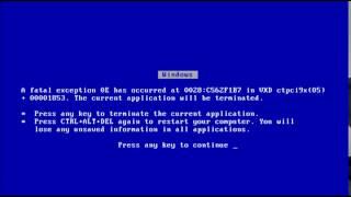 Blue Screen Of Death Sound