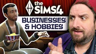 I Opened a MOVIE THEATER in The Sims 4!  Businesses and Hobbies