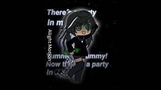 THERES A PARTY IN MY TUMMY‼️ #gacha #oc #animation #onlyoc #gachaanimation #edit