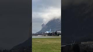 TUI Boeing 737 landing in Innsbruck LOWI on RWY 26