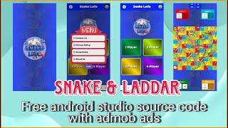 Snake & Ladder Game Android Studio Free Source Code With Admob Ad | Ludo Game Source Code | MakeEasy