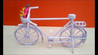 How to make paper cycle | Paper craft ideas | Paper cycle craft