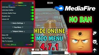 Hide online mod menu 4.7.1||unlock all||Mod menu 2021 mediafire link||Hack mod menu||Alex noble️