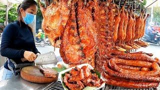 Amazing! The King Stall of Roasted Ducks, Pork Ribs, Pork Intestine