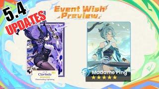 5.4 BANNERS INFO! Madame Ping, Furina, Venti and Wriothesley’s Possible Returns – Genshin Impact