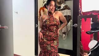 I have 1 Day To Make A Knock Out Dress/ Evelyn International #blackdesigners #africandress