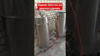 Варим Шпатен на двухпосудном варочном порядке. ПромПенза #пвк #цкт #пиво #пивоварение #топ