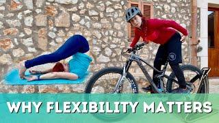 Stiff after Mountain Biking? Why FLEXIBILITY matters! (English & German Video)