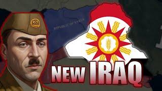 Can Bakr Sidqi Iraq Change the Result of WW2? - Hoi4 Timelapse