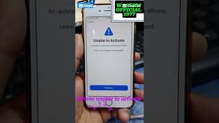 iPhone unable to activate iCloud bypass#diy#iphone #bypass#viral#shorts#trinding