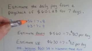 Grade 5 Math #5.3, How to Estimate Decimal Quotients