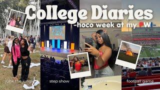 College Diaries Vol. 3 | hoco week at my PWI, TP-ing, step show, club, football game & tailgate