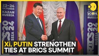 BRICS Summit 2024: Xi & Putin Meet In Kazan, Reaffirming China-Russia Strategic Partnership | WION