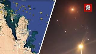 Flight tracker shows planes avoiding Qatar as Iran attacks US airbase